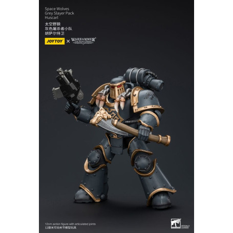 JoyToy Space Marine - Lupi Spaziali - Pacchetto Cacciatore Grigio - Huscarl 1/18 - L'Eresia di Horus