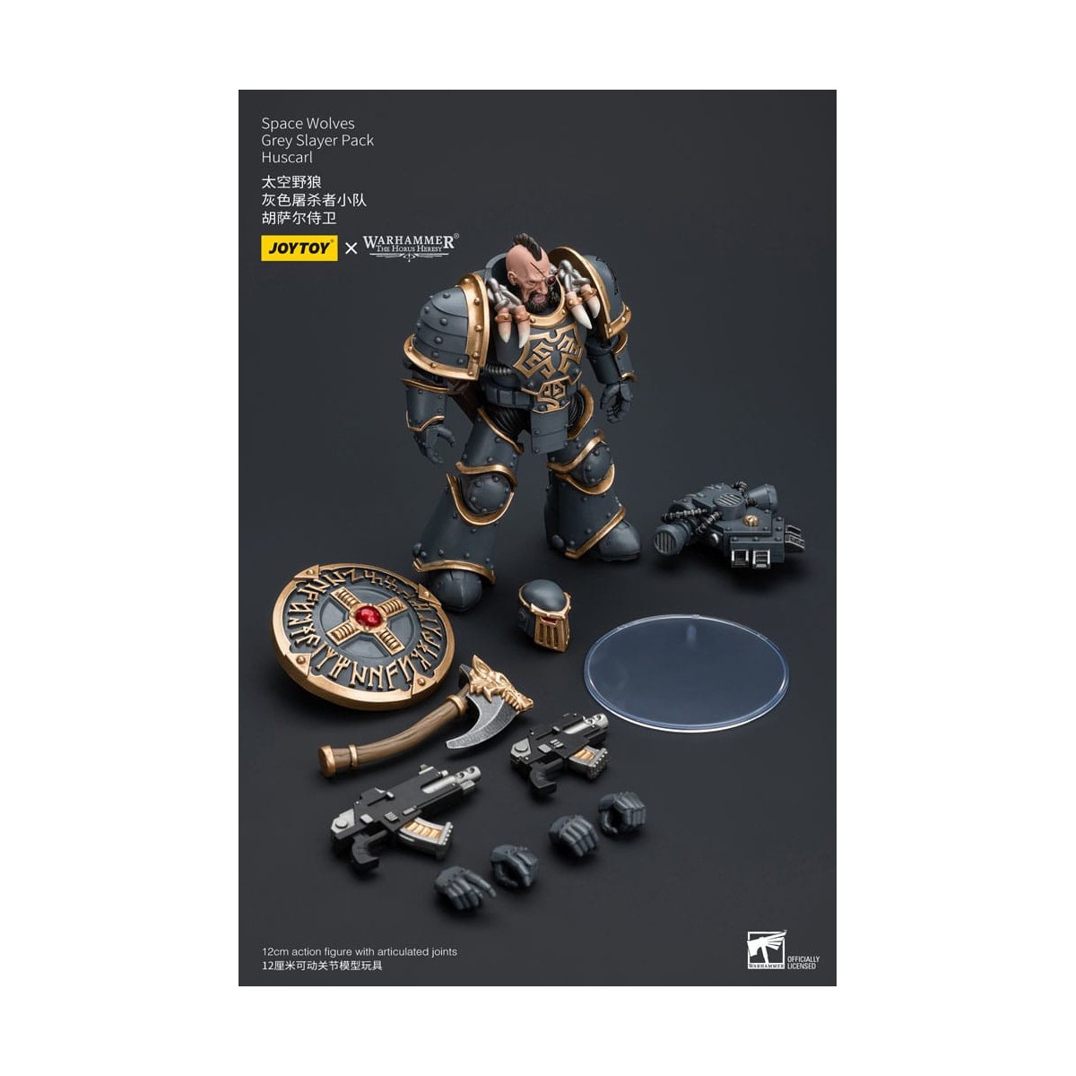 JoyToy Space Marine - Lupi Spaziali - Pacchetto Cacciatore Grigio - Huscarl 1/18 - L'Eresia di Horus