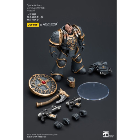JoyToy Space Marine - Lupi Spaziali - Pacchetto Cacciatore Grigio - Huscarl 1/18 - L'Eresia di Horus