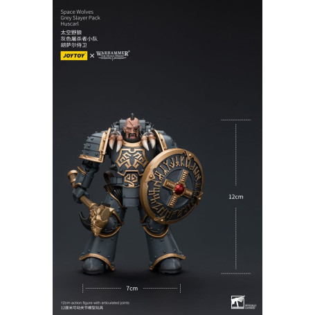 JoyToy Space Marine - Lupi Spaziali - Pacchetto Cacciatore Grigio - Huscarl 1/18 - L'Eresia di Horus