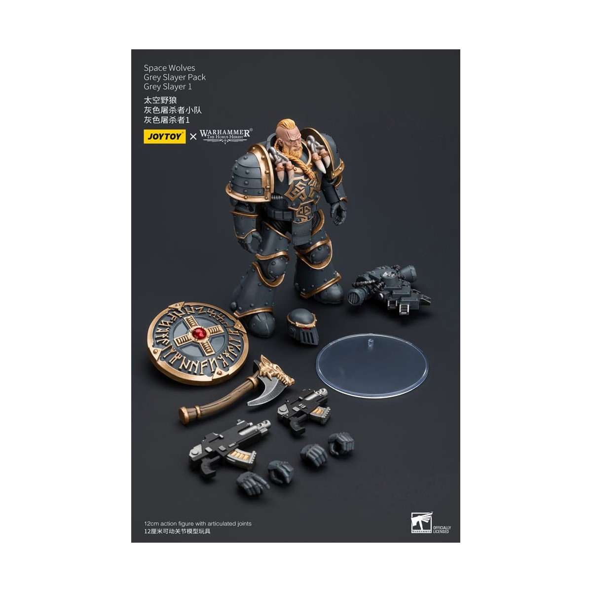 JoyToy Space Marine - Lupi Spaziali - Pacchetto Cacciatore Grigio - Cacciatore Grigio 1 1/18 - L'Eresia di Horus