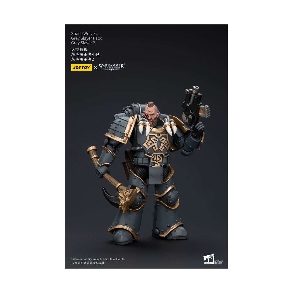 JoyToy Space Marine - Lupi Spaziali - Pacchetto Cacciatore Grigio - Cacciatore Grigio 2 1/18 - L'Eresia di Horus