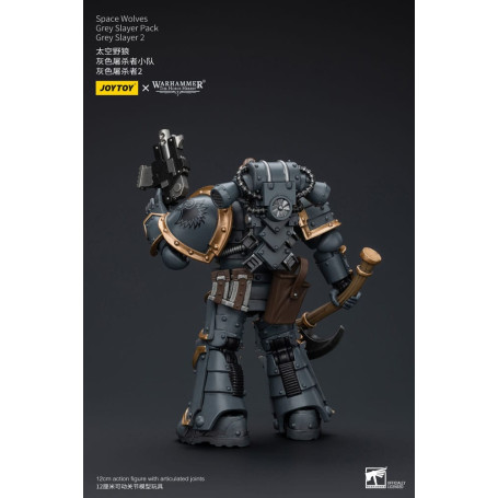JoyToy Space Marine - Lupi Spaziali - Pacchetto Cacciatore Grigio - Cacciatore Grigio 2 1/18 - L'Eresia di Horus