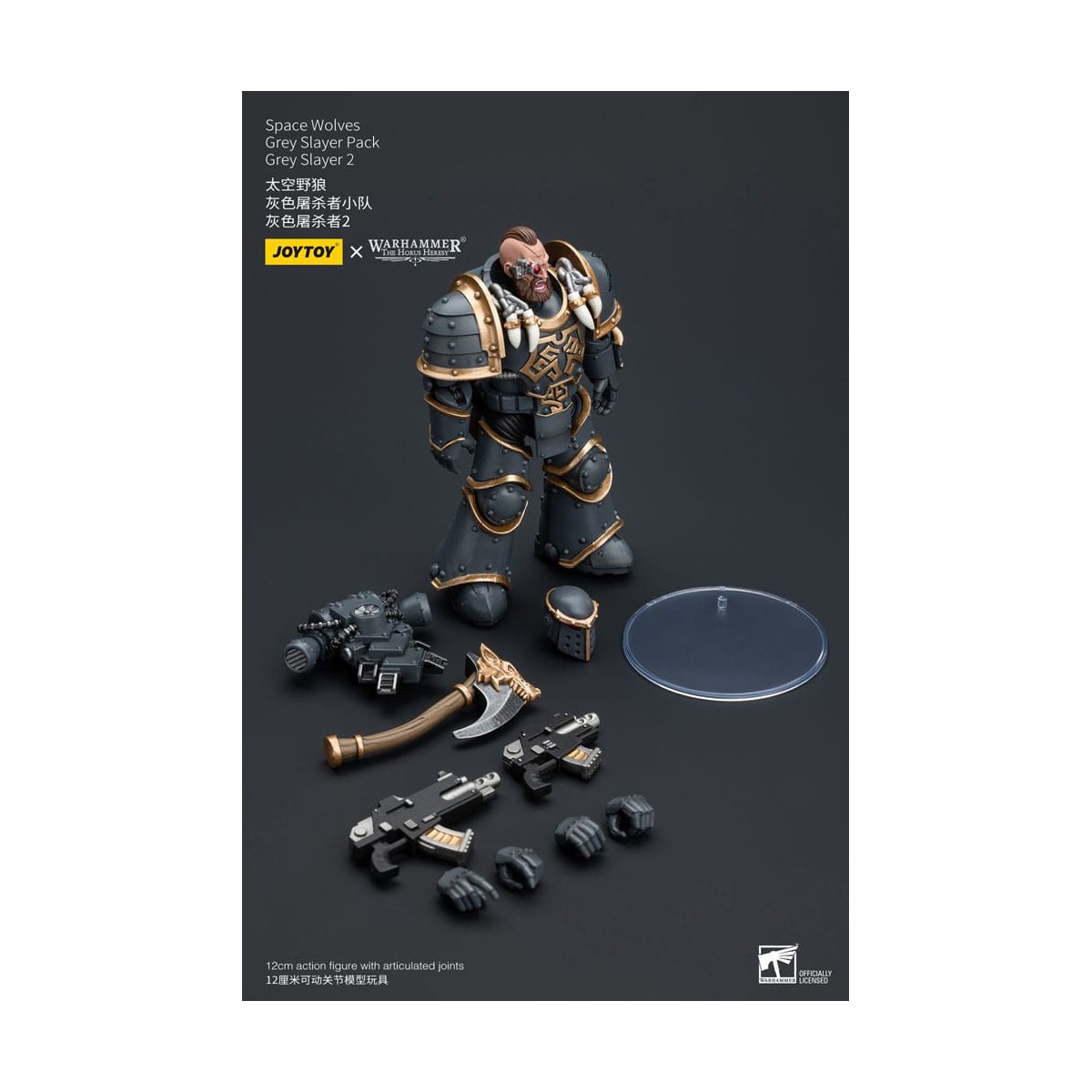 JoyToy Space Marine - Lupi Spaziali - Pacchetto Cacciatore Grigio - Cacciatore Grigio 2 1/18 - L'Eresia di Horus
