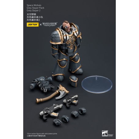 JoyToy Space Marine - Lupi Spaziali - Pacchetto Cacciatore Grigio - Cacciatore Grigio 2 1/18 - L'Eresia di Horus