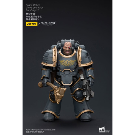 JoyToy Space Marine - Lupi Spaziali - Pacchetto Cacciatore Grigio - Cacciatore Grigio 3 1/18 - L'Eresia di Horus