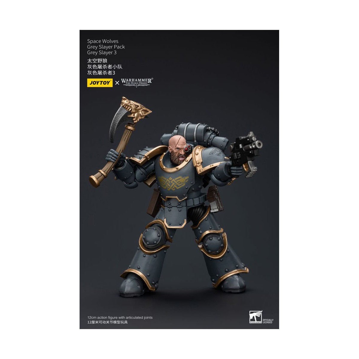 JoyToy Space Marine - Lupi Spaziali - Pacchetto Cacciatore Grigio - Cacciatore Grigio 3 1/18 - L'Eresia di Horus