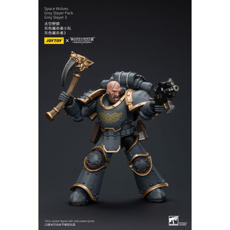 JoyToy Space Marine - Lupi Spaziali - Pacchetto Cacciatore Grigio - Cacciatore Grigio 3 1/18 - L'Eresia di Horus