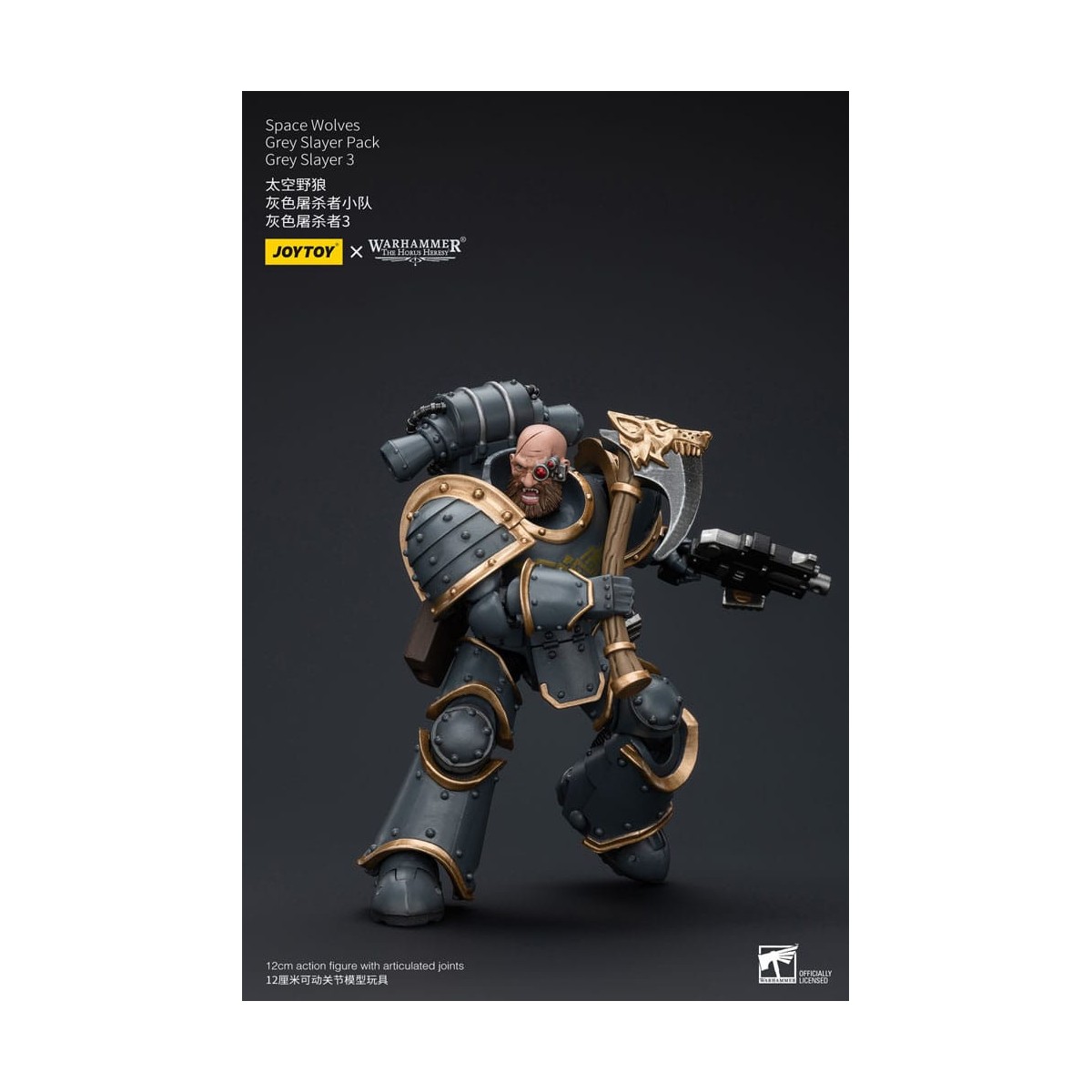 JoyToy Space Marine - Lupi Spaziali - Pacchetto Cacciatore Grigio - Cacciatore Grigio 3 1/18 - L'Eresia di Horus