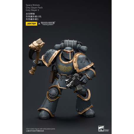 JoyToy Space Marine - Lupi Spaziali - Pacchetto Cacciatore Grigio - Cacciatore Grigio 3 1/18 - L'Eresia di Horus