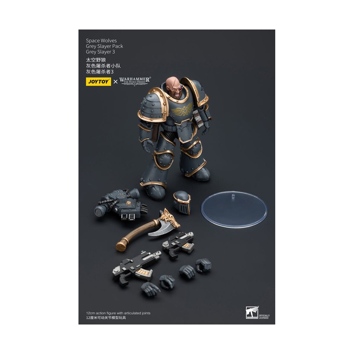 JoyToy Space Marine - Lupi Spaziali - Pacchetto Cacciatore Grigio - Cacciatore Grigio 3 1/18 - L'Eresia di Horus