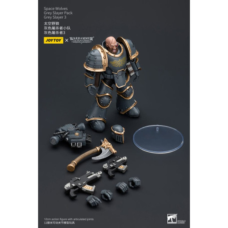 JoyToy Space Marine - Lupi Spaziali - Pacchetto Cacciatore Grigio - Cacciatore Grigio 3 1/18 - L'Eresia di Horus