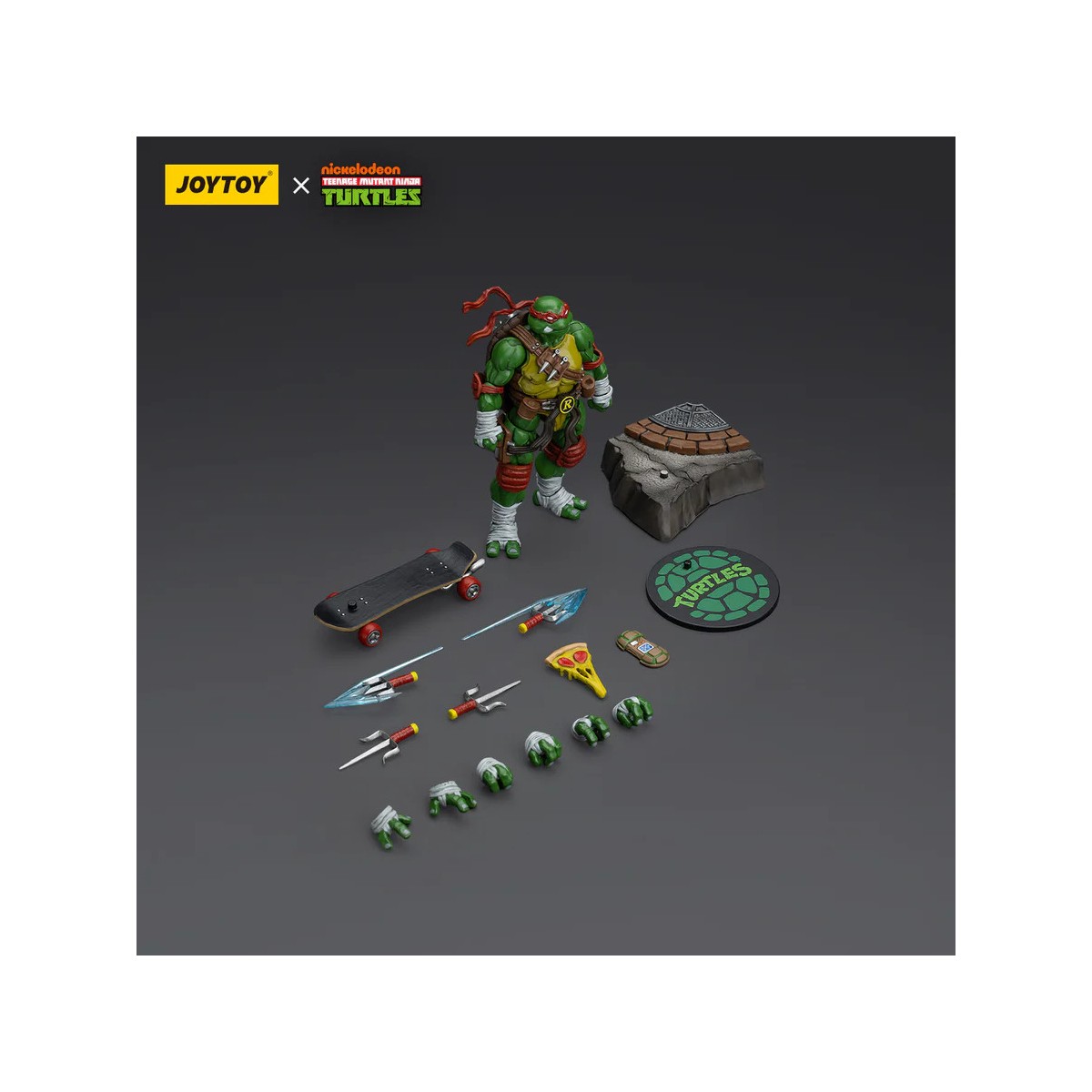 JoyToy TMNT - Raffaello - Teenage Mutant Ninja Turtles 1/18