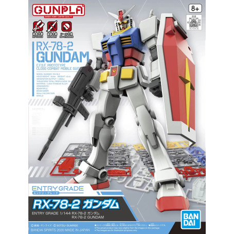 Bandai - Gunpla - Grado di ingresso - RX-78-2 1/144 - Mobile Suit Gundam