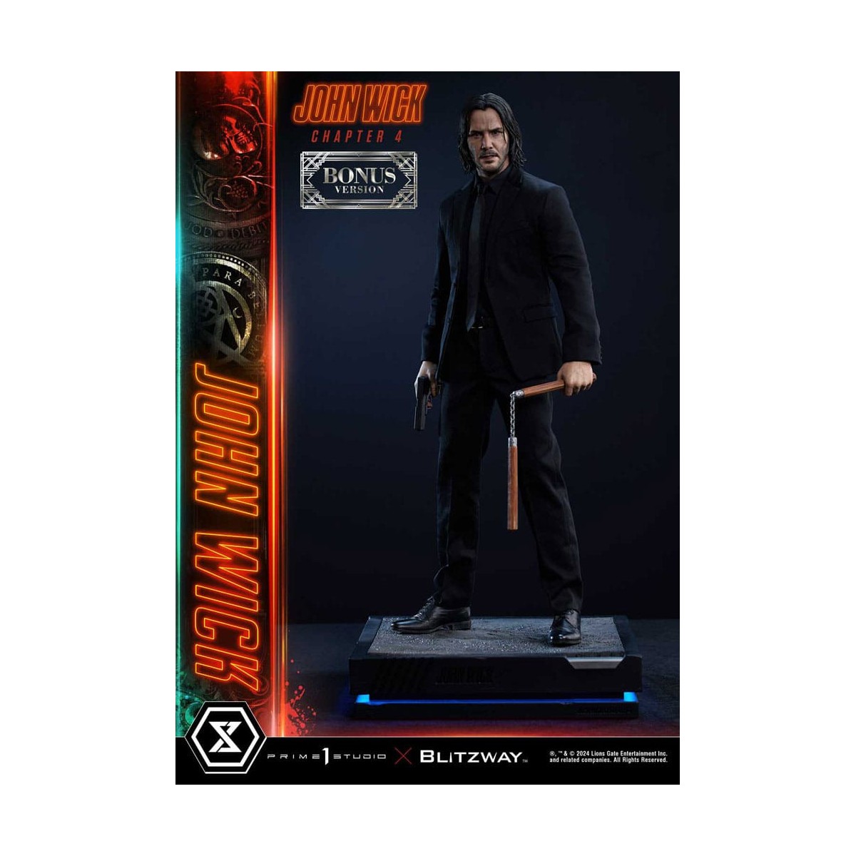 Prime 1 Studio - John Wick Capitolo 4 Ultimate Premium Masterline Series 1/4 John Wick Deluxe Versione Bonus