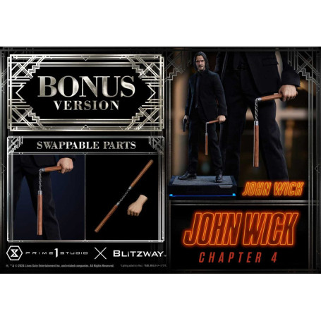Prime 1 Studio - John Wick Capitolo 4 Ultimate Premium Masterline Series 1/4 John Wick Deluxe Versione Bonus