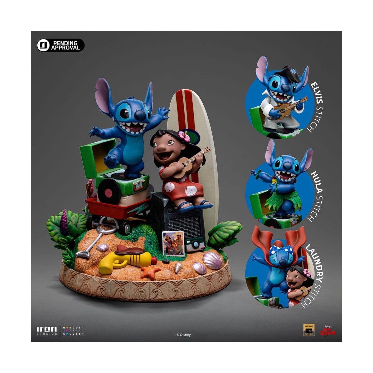 Iron Studios - Disney - Lilo & Stitch Deluxe Art Scala 1/10
