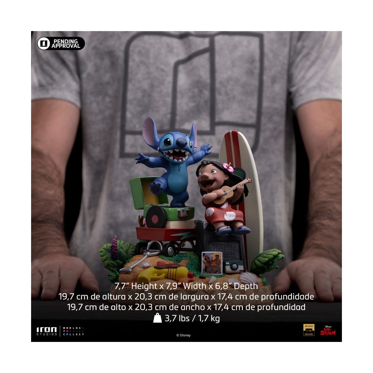 Iron Studios - Disney - Lilo & Stitch Deluxe Art Scala 1/10