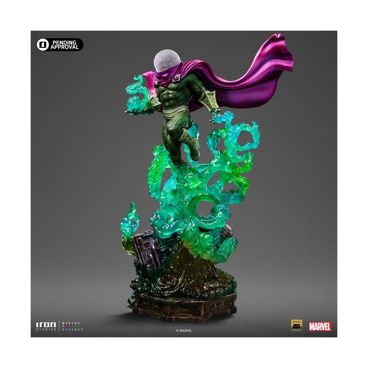 Iron Studios Marvel Comics - Spider-Man Vs Villains Mysterio Deluxe Art Scale