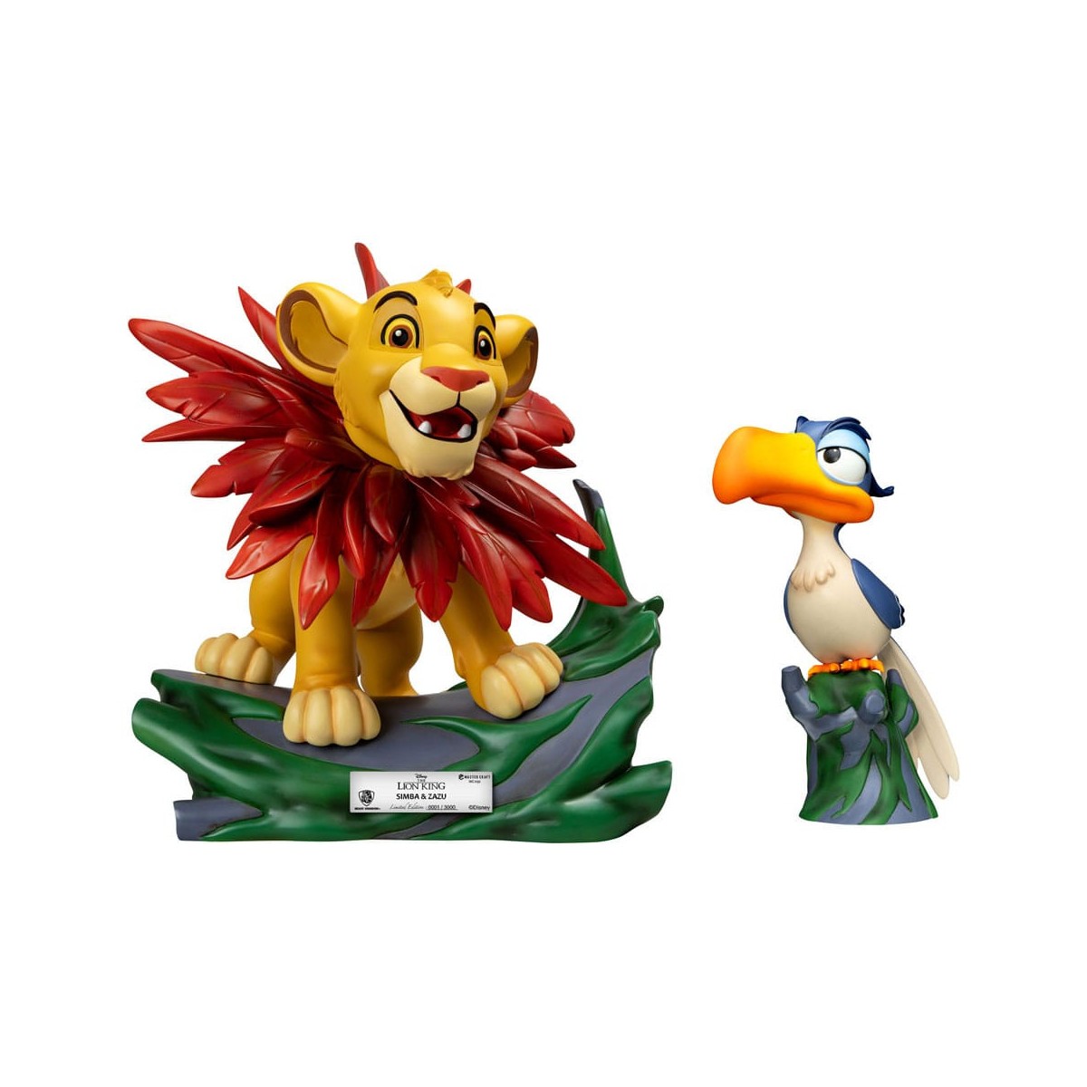 Disney - Regno delle bestie - Artigianato del piccolo Simba e Zazu - Il Re Leone