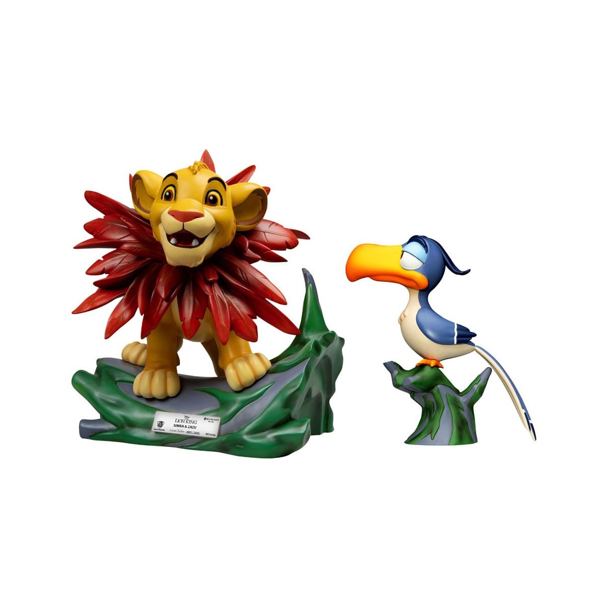 Disney - Regno delle bestie - Artigianato del piccolo Simba e Zazu - Il Re Leone