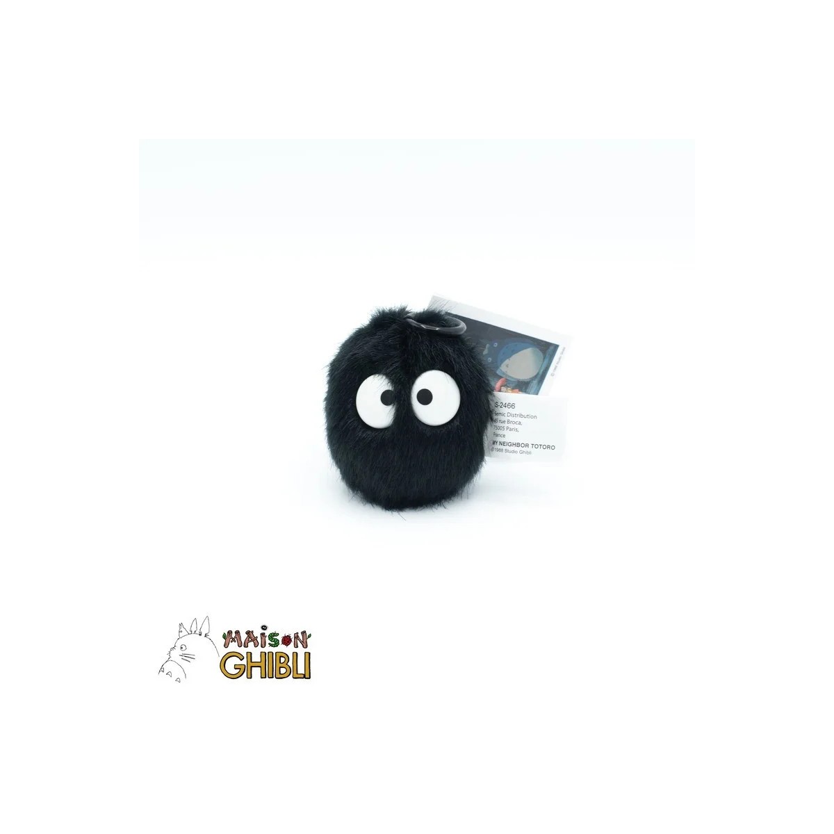 Peluche vibrante testa nera Maison Ghibli - Susuwatari Il mio vicino Totoro