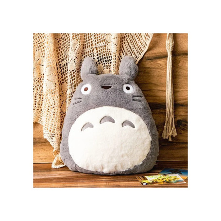 Cuscino Maison Ghibli Nakayoshi Totoro Grigio - Il mio vicino Totoro