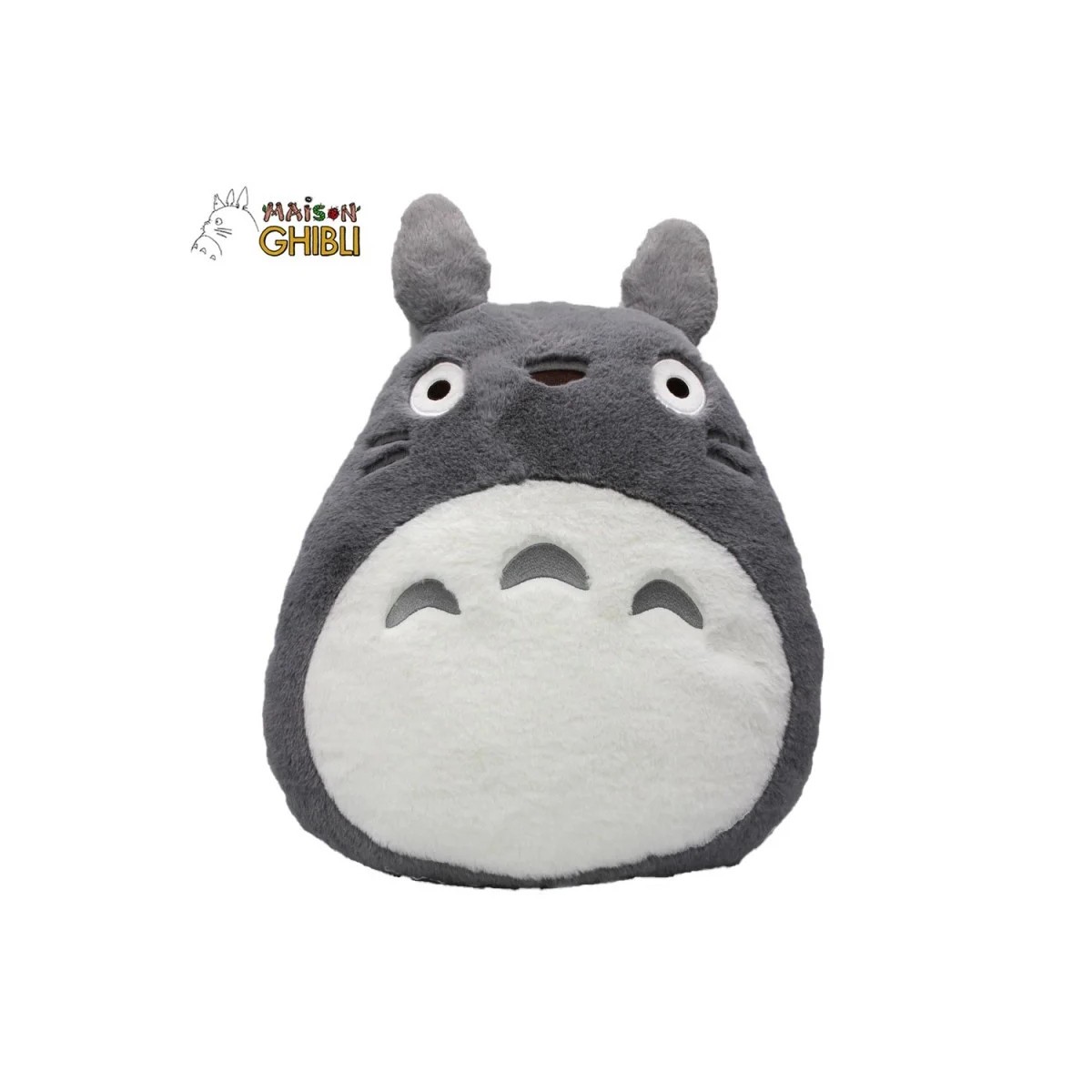 Cuscino Maison Ghibli Nakayoshi Totoro Grigio - Il mio vicino Totoro