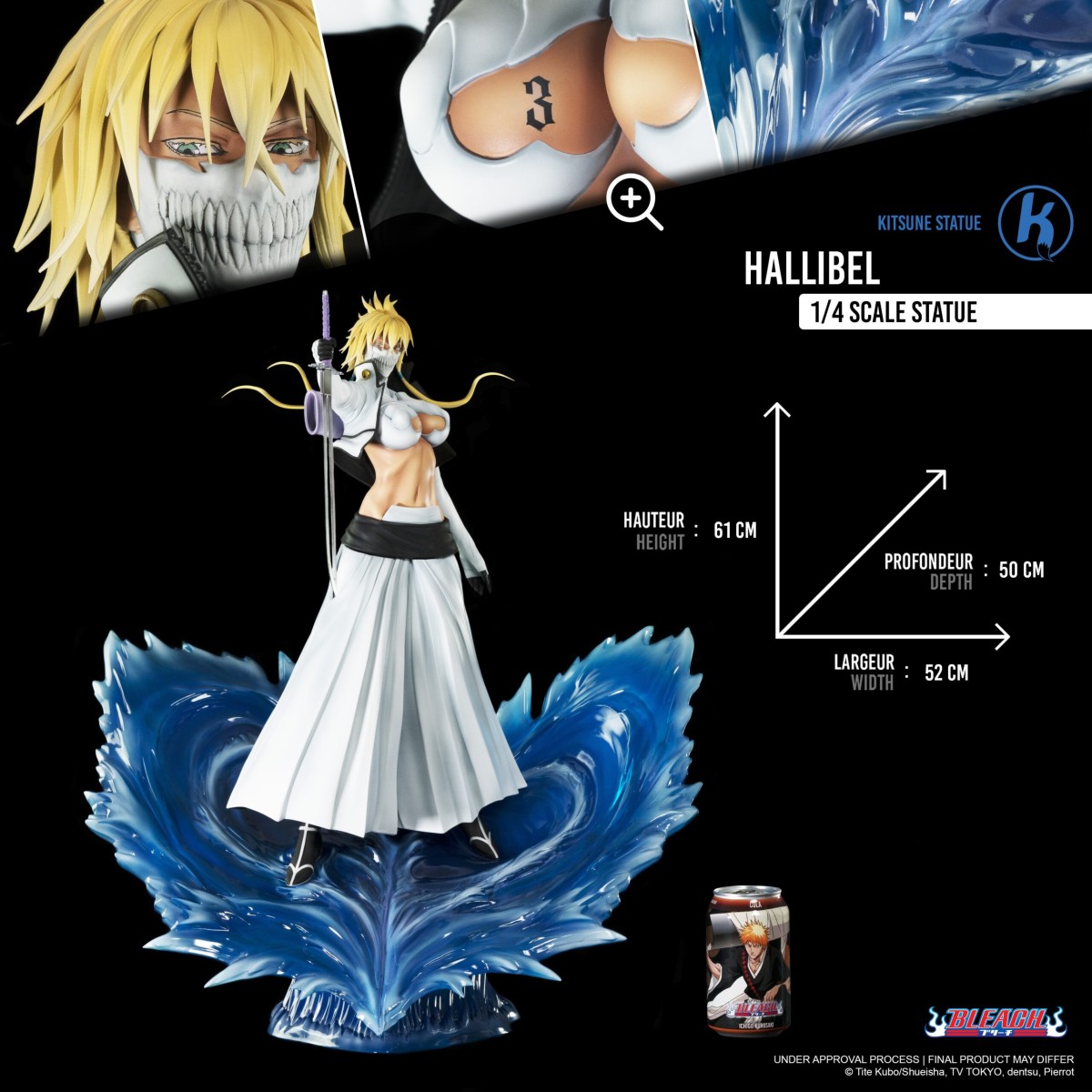 Kitsune - Statua HALLIBEL 1/4 - Bleach