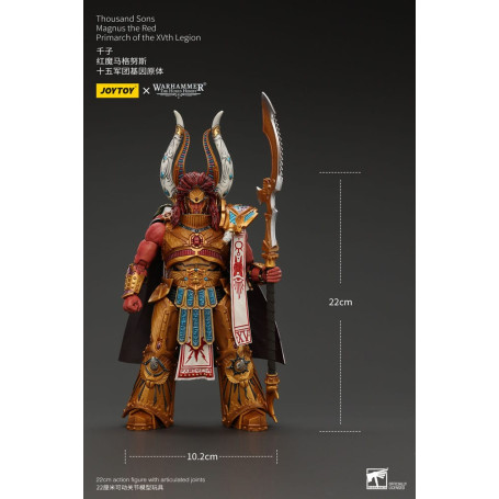 JoyToy Space Marine - Mille figli Magnus il Primarca Rosso della XV Legione - 1/18 - Warhammer L'eresia di Horus