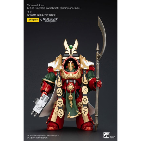 JoyToy Space Marine - Pretore della Legione dei Mille Figli in Armatura Terminator Cataphractii - 1/18 - L'Eresia di Horus