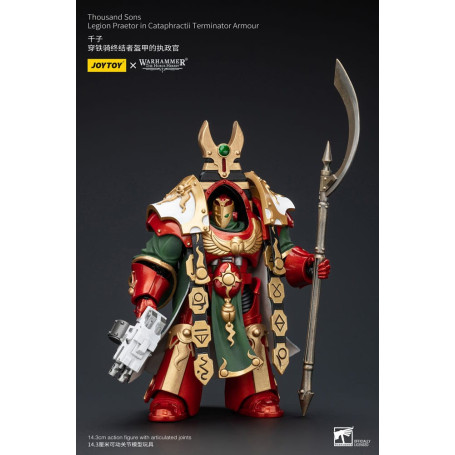 JoyToy Space Marine - Pretore della Legione dei Mille Figli in Armatura Terminator Cataphractii - 1/18 - L'Eresia di Horus