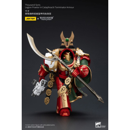 JoyToy Space Marine - Pretore della Legione dei Mille Figli in Armatura Terminator Cataphractii - 1/18 - L'Eresia di Horus