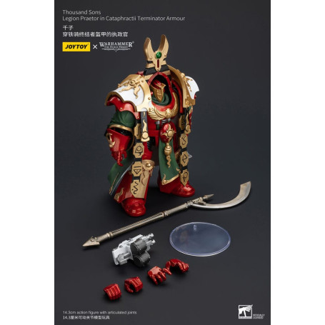 JoyToy Space Marine - Pretore della Legione dei Mille Figli in Armatura Terminator Cataphractii - 1/18 - L'Eresia di Horus