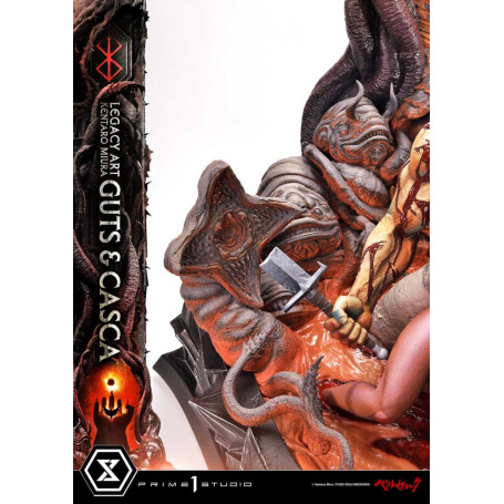 Prime 1 Studio Berserk - Kentaro Miura Legacy Art Berserker GUTS & CASCA Versione bonus in scala 1/6