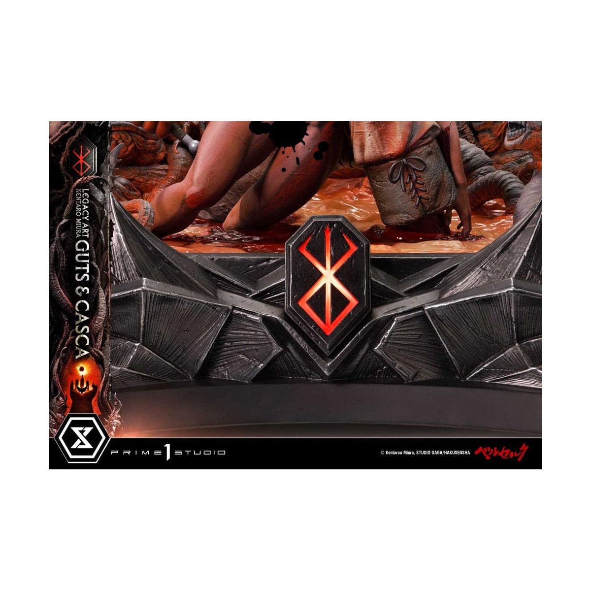 Prime 1 Studio Berserk - Kentaro Miura Legacy Art Berserker GUTS & CASCA Versione bonus in scala 1/6