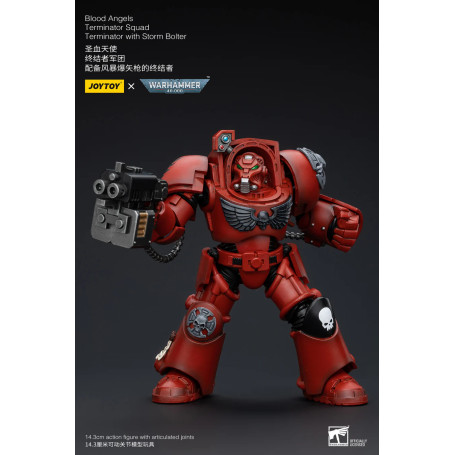 JoyToy Space Marines - Squadra Terminator degli Angeli del Sangue - Terminator con Teletrasporto Homer 1/18 - Warhammer 40K
