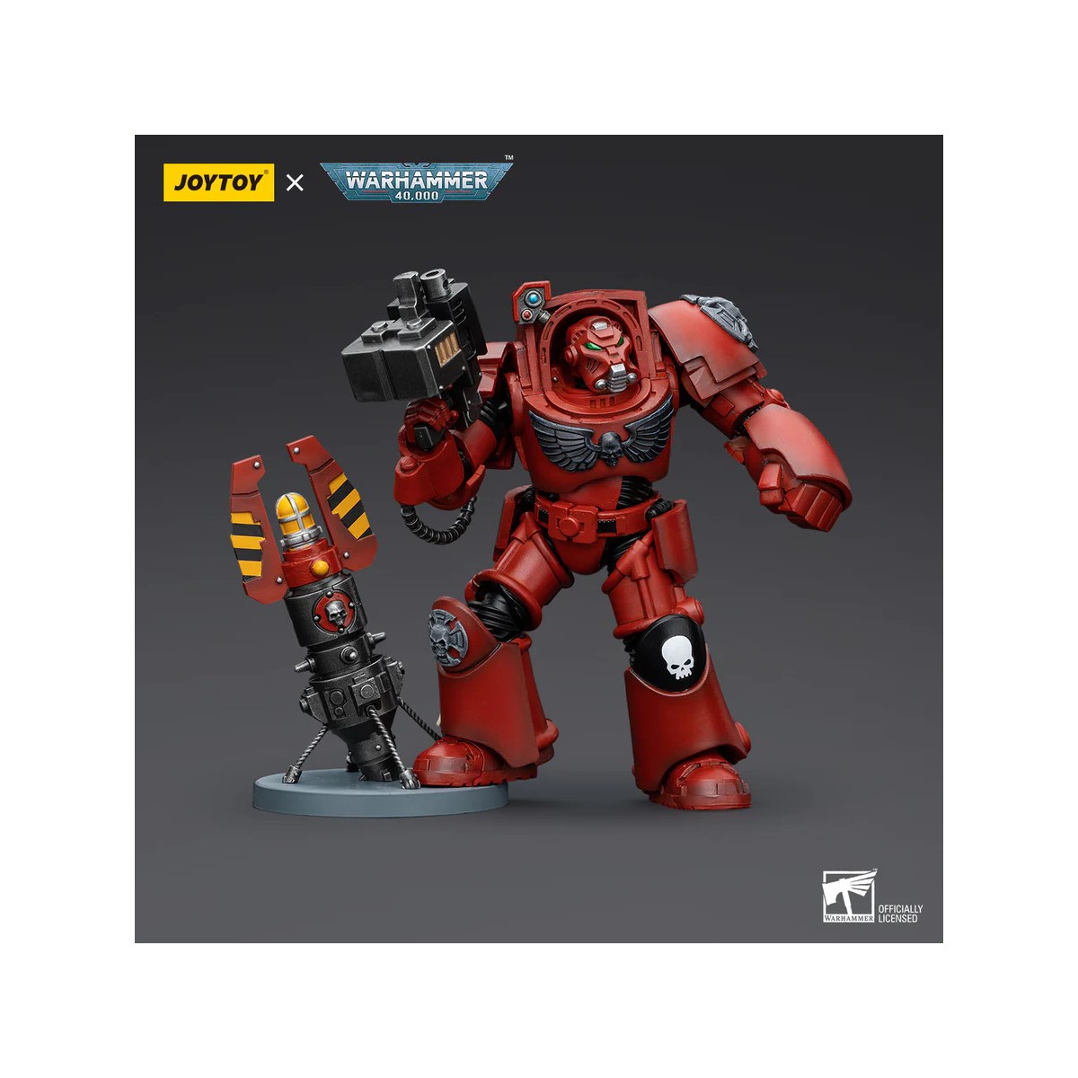 JoyToy Space Marines - Squadra Terminator degli Angeli del Sangue - Terminator con Teletrasporto Homer 1/18 - Warhammer 40K