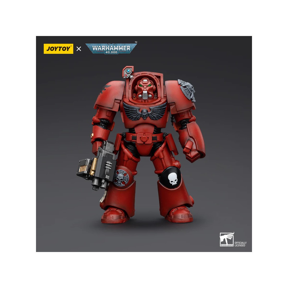 JoyToy Space Marines - Squadra Terminator degli Angeli del Sangue - Terminator con Teletrasporto Homer 1/18 - Warhammer 40K