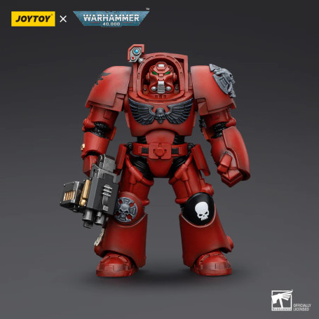 JoyToy Space Marines - Squadra Terminator degli Angeli del Sangue - Terminator con Teletrasporto Homer 1/18 - Warhammer 40K