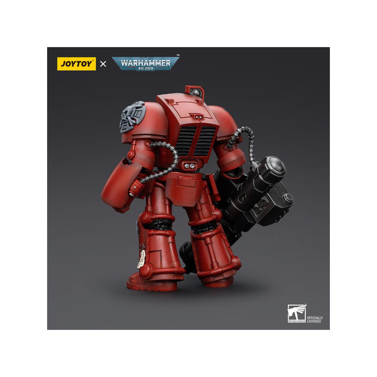 JoyToy Space Marines - Squadra Terminator degli Angeli del Sangue - Terminator con canone d'assalto 1/18 - Warhammer 40K