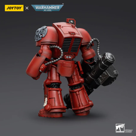 JoyToy Space Marines - Squadra Terminator degli Angeli del Sangue - Terminator con canone d'assalto 1/18 - Warhammer 40K