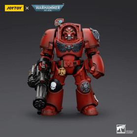 JoyToy Space Marines - Squadra Terminator degli Angeli del Sangue - Terminator con canone d'assalto 1/18 - Warhammer 40K