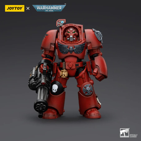 JoyToy Space Marines - Squadra Terminator degli Angeli del Sangue - Terminator con canone d'assalto 1/18 - Warhammer 40K