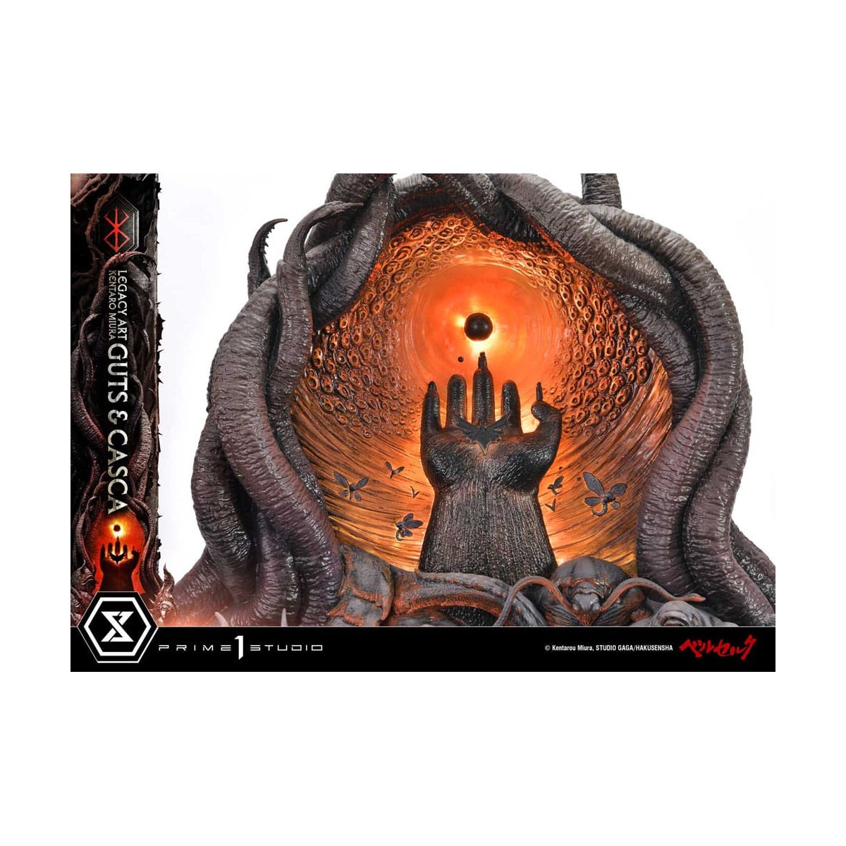 Prime 1 Studio Berserk - Statua di Kentaro Miura Legacy Art Berserker GUTS & CASCA in scala 1/6