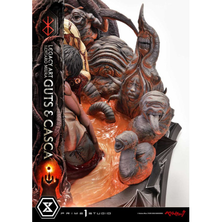 Prime 1 Studio Berserk - Statua di Kentaro Miura Legacy Art Berserker GUTS & CASCA in scala 1/6