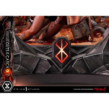 Prime 1 Studio Berserk - Statua di Kentaro Miura Legacy Art Berserker GUTS & CASCA in scala 1/6