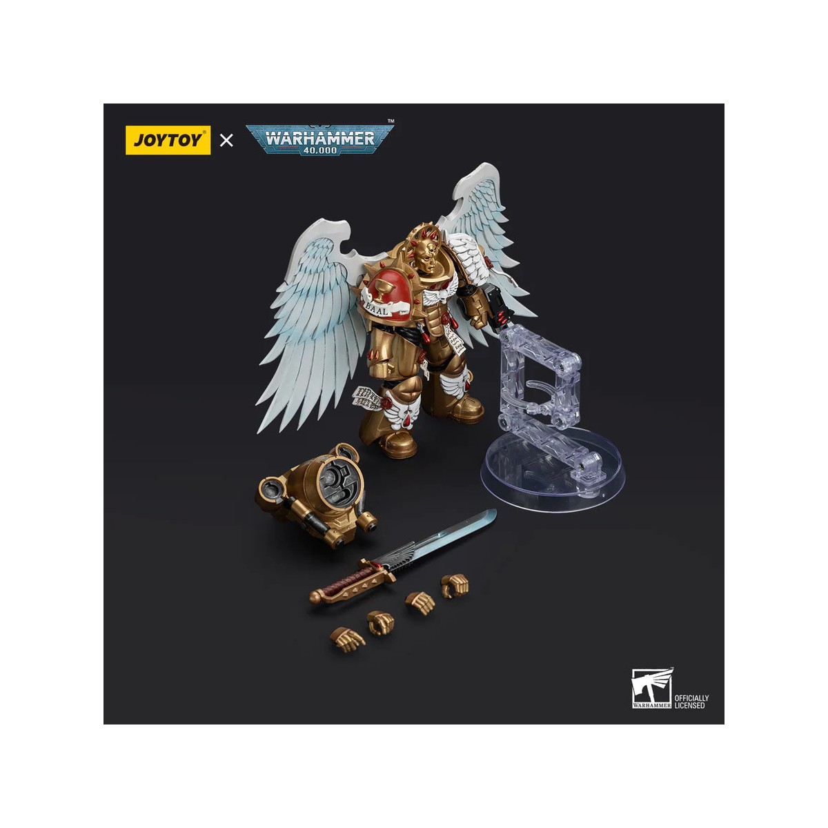 JoyToy Space Marine - Guardia Sanguinaria degli Angeli del Sangue - Guardia Sanguinaria con Spada di Potere 1/18