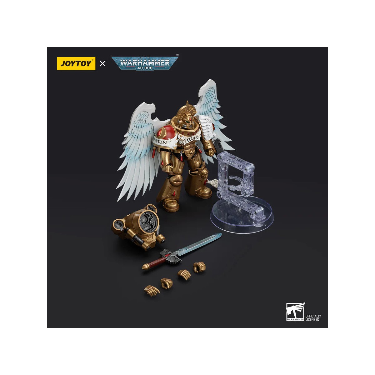 JoyToy Space Marine - Guardia Sanguinaria degli Angeli del Sangue - Guardia Sanguinaria con Spada di Potere 1/18