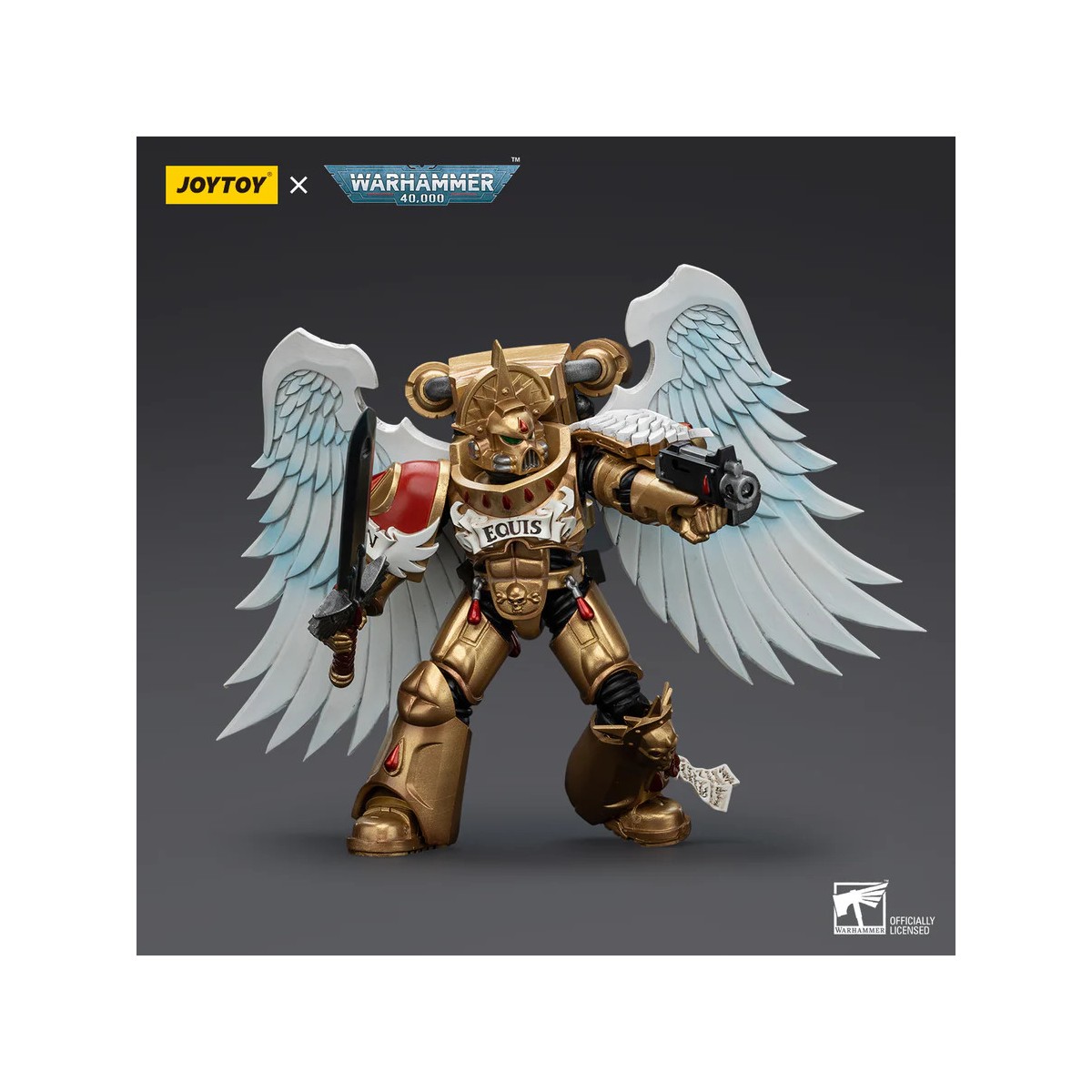 JoyToy Space Marine - Guardia Sanguinaria degli Angeli del Sangue - Guardia Sanguinaria con Spada di Potere 1/18